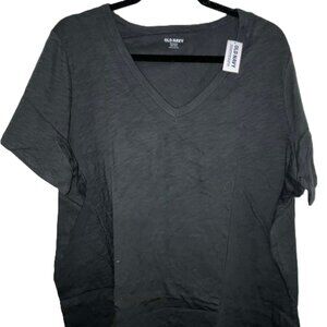 Old Navy Everywear Dark Gray Short Sleeve V-neck T-Shirt Size XXL Tall (NWT)